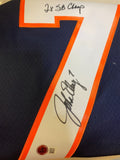 John Elway Autographed Denver Broncos Mitchell & Ness Jersey 2 SB CHAMP Beckett