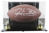 Steelers Hines Ward Signed Wilson Super Grip Football W/ Case BAS Witnessed