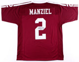 Johnny Manziel Signed Texas A&M Aggies Jersey (JSA COA) Heisman Trophy (2012)