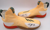 Trae Young Autographed Adidas Shoes Ice Trae Hawks Size 12 Beckett WY53981