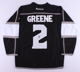 Matt Greene Signed Kings Jersey (PSA COA) All Star Defenseman