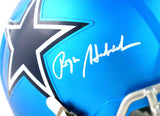 Roger Staubach Autographed Dallas Cowboys F/S Blaze Helmet- JSA W Auth *White