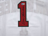 Oscar Robertson Autographed White Pro Style Jersey - Beckett W Hologram *Black