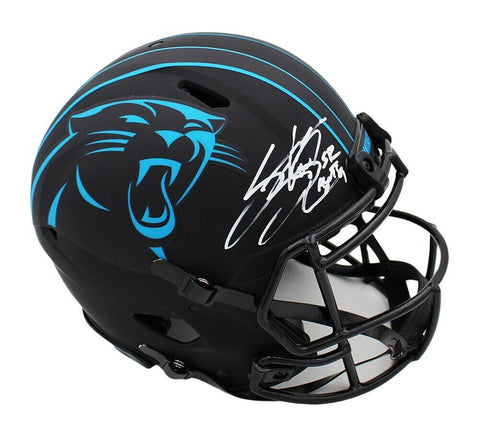 Steve Smith Sr Signed Panthers Speed Authentic Eclipse Helmet "Agent 89" Insc
