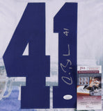 Antoine Bethea Signed Indianapolis Colts Custom Picture Jersey (JSA COA)