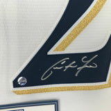 Autographed/Signed CHRISTIAN YELICH Milwaukee Brewers White Jersey Steiner COA