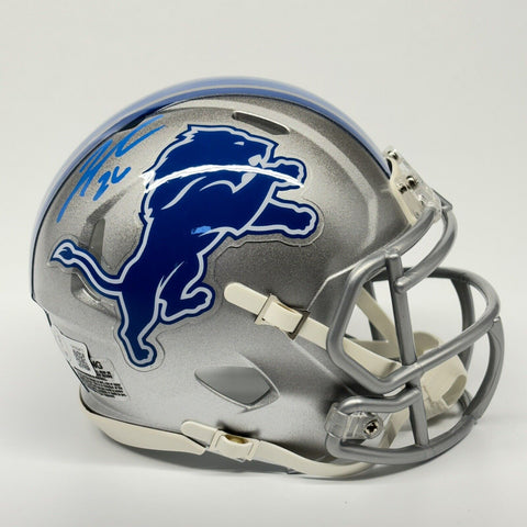 Jahmyr Gibbs Autographed Signed Detroit Lions Mini Helmet Beckett