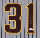 Dave Winfield Signed San Diego Padres Jersey (JSA COA) 12xAll Star Outfielder