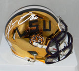 JARVIS LANDRY AUTOGRAPHED SIGNED LSU TIGERS CHROME SPEED MINI HELMET JSA