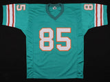 Mark "Super" Duper Signed Dolphins Jersey (PSA Hologram) 3xPro Bowl WR