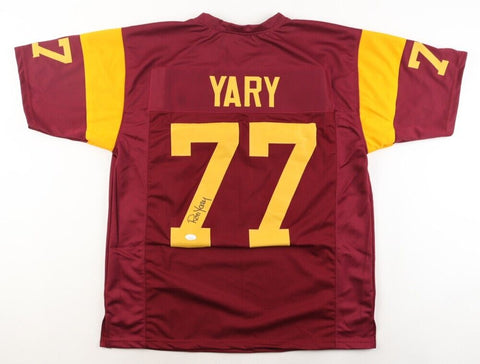 Ron Yary Signed USC Trojan Jersey (JSA COA) Minnesota Vikings HOF Offens. Tackle