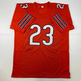 Autographed/Signed Devin Hester Chicago Orange Football Jersey JSA COA