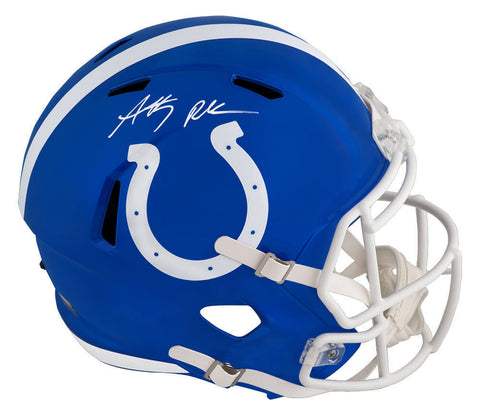 Anthony Richardson Signed Colts FLASH Riddell Full Size Replica Helmet -(SS COA)