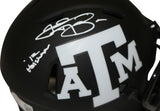 Johnny Manziel Autographed Texas A&M Eclipse Mini Helmet Heisman BAS 35373