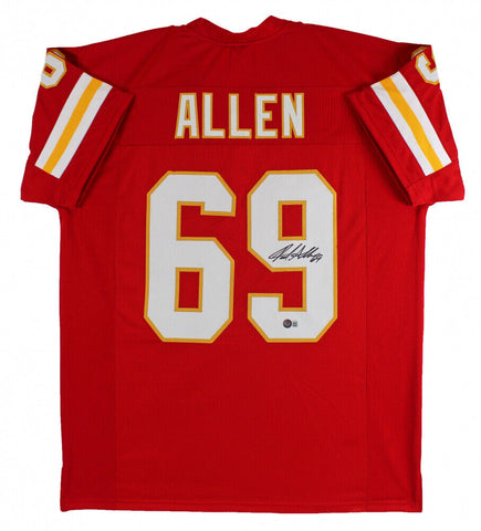 Jared Allen Signed Kansas City Chiefs Jersey (Beckett) 5xPro Bowl Defensive End