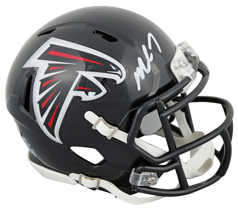 Falcons Michael Vick Authentic Signed 03-19 TB Speed Mini Helmet BAS Witnessed