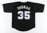 Frank Thomas Signed Chicago White Sox Jersey (Beckett) 2005 World Champion D.H.