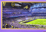 FRAMED 12X36 PANORAMIC PHOTO WASHINGTON 2024 NATIONAL CHAMPIONSHIP GAME 235669