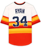 NOLAN RYAN Autographed "HOF 99" Astros Authentic Throwback Jersey FANATICS