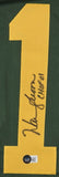 Warren Moon Signed Edmonton Eskimos Jersey Inscribed "CHOF 01" (Beckett) CFL HOF