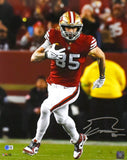 George Kittle Signed San Francisco 49ers 16x20 Close Up 2 Photo - Beckett W Holo