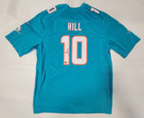 TYREEK HILL SIGNED MIAMI DOLPHINS NIKE AUTHENTIC JERSEY BECKETT COA