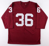 Jackie Sherrill Signed Alabama Crimson Tide Jersey Inscribed "64-65 Roll Tide"