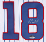 Geovany Soto Signed Cubs Jersey (Fanatics Hologram) NL Rookie of the Year (2008)