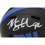 Michael Strahan Signed New York Giants Mini Helmet Eclipse BAS 46052