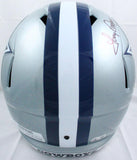 Pearson/Staubach/Dorsett Signed Cowboys F/S Speed Helmet-Beckett W Hologram