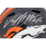 Von Miller Autographed/Signed Denver Broncos TB 97-23 F/S Helmet Beckett 48675