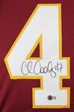 Commanders Chris Cooley Authentic Signed Maroon Pro Style Jersey BAS Witnessed