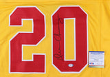 Deron Cherry Signed Kansas City Chiefs Throwback Jersey (PSA COA) 6xPro Bowl DB