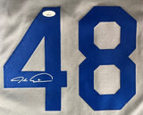 Jacob deGrom New York Signed Gray Baseball Jersey JSA