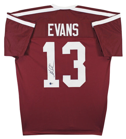 Texas A&M Mike Evans Authentic Signed Maroon Pro Style Jersey BAS Witnessed 2