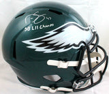 Darren Sproles Signed Philadelphia Eagles F/S Speed Helmet w/SB Champs-BAW Holo