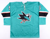 David Schlemko Signed Sharks Jersey (Beckett COA) San Jose Defenseman