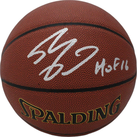 Shaquille O'Neal Autographed Los Angeles Lakers Basketball HOF Beckett 47393