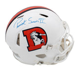 Patrick Surtain II Signed Broncos Speed Authentic Alternate Snowcap Helmet