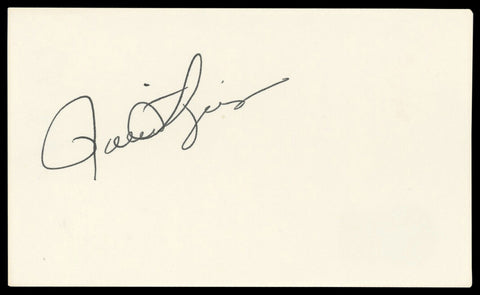 Athletics Rollie Fingers Authentic Signed 3x5 Index Card BAS #BM56949