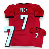 Michael Vick Autographed SIGNED Jersey - Red - JSA Authenticated