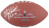 Floyd Little "HOF 10" Signed Wilson SB XLIX Pee Wee Football JSA #AX48018