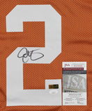 Eric Metcalf Signed Texas Longhorns Jersey (JSA COA) Cleveland Browns R.B.