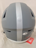 LAWRENCE TAYLOR SIGNED NEW YORK GIANTS SLATE SPEEDFLEX HELMET JSA QR