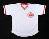 Tommy Helms Signed Reds Jersey Inscribed "1966-NL-Roy"(JSA) All Star 2nd Baseman