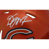 DJ Moore Autographed/Signed Chicago Bears Flash Mini Helmet Beckett 48357