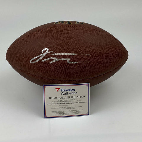 Autographed/Signed Jonathan Taylor Colts FS Brown Wilson Football Fanatics COA