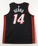 Tyler Herro Signed Miami Heat Nike Replica Style Jersey "Super Herro" (JSA COA)