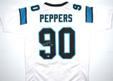 Julius Peppers Autographed White Pro Style Jersey - Beckett W Hologram *Silver