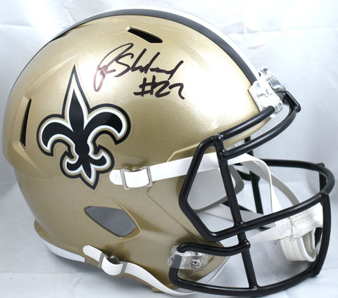 Rashid Shaheed Autographed New Orleans Saints F/S Speed Helmet - Beckett W Holo